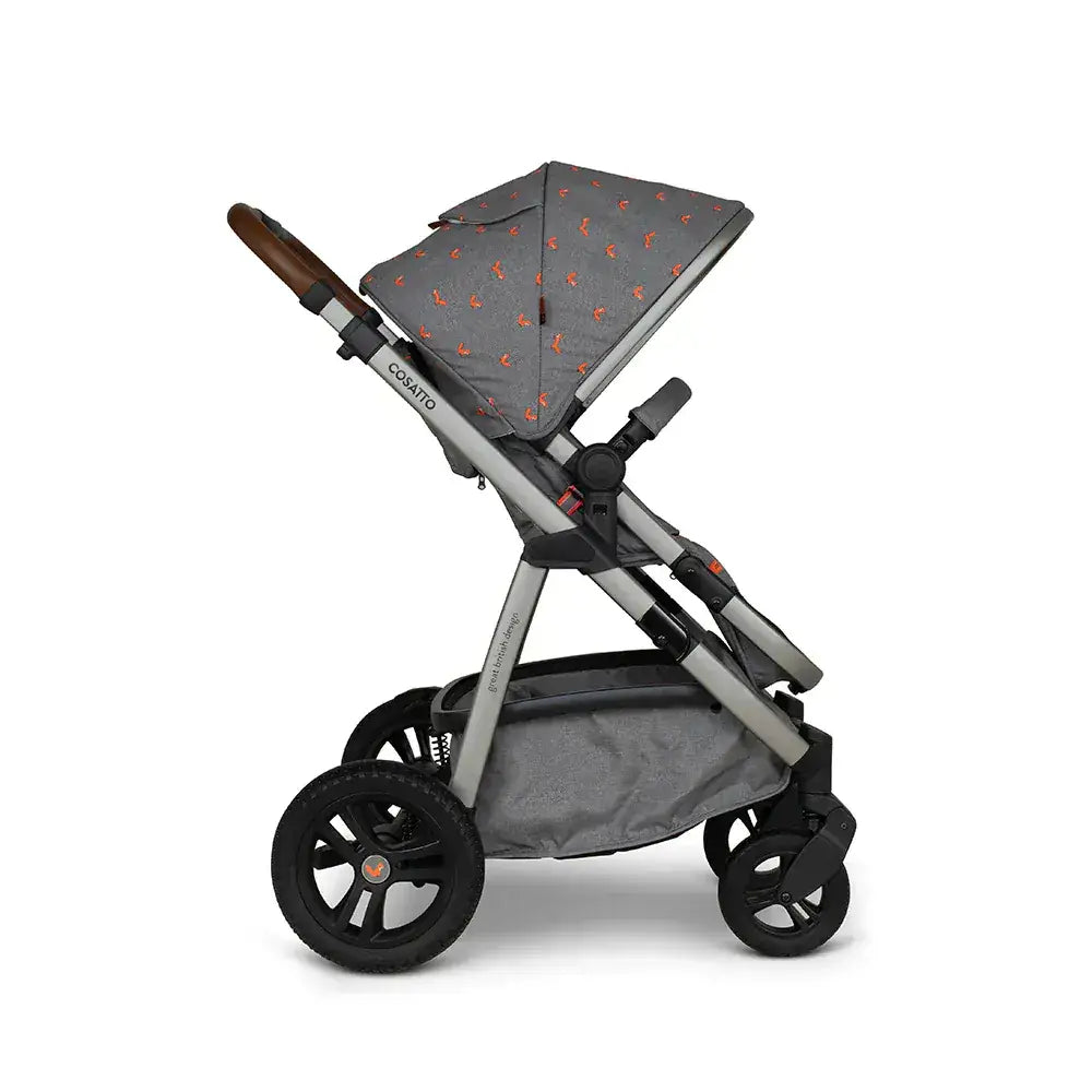 Cosatto Wow 3 Rotate Bundle – Camille | Travel System with Carrycot + Acorn 2 i-Size Car Seat & Rotating Base Cosatto