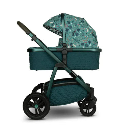 Cosatto Wow 3 Rotate Bundle –Masquerade | Travel System with Carrycot + Acorn 2 i-Size Car Seat & Rotating Base Cosatto