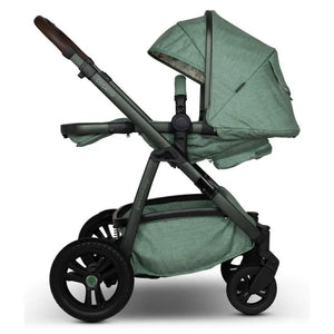 Cosatto Wow 3 Rotate Bundle – Meadow | Travel System with Carrycot + Acorn 2 i-Size Car Seat & Rotating Base General Cosatto