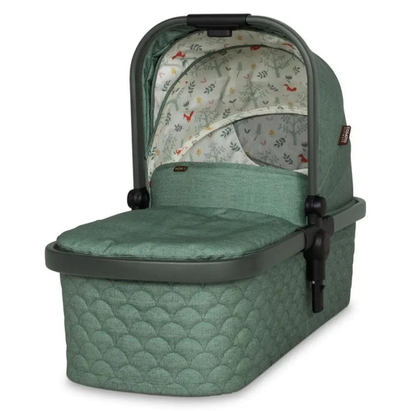 Cosatto Wow 3 Rotate Bundle – Meadow | Travel System with Carrycot + Acorn 2 i-Size Car Seat & Rotating Base General Cosatto