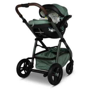 Cosatto Wow 3 Rotate Bundle – Meadow | Travel System with Carrycot + Acorn 2 i-Size Car Seat & Rotating Base General Cosatto
