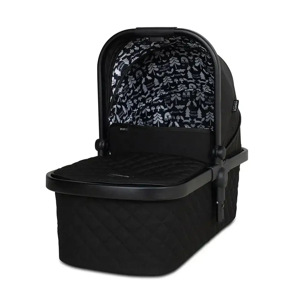 Cosatto Wow 3 Rotate Bundle – Silhouette | Travel System with Carrycot + Acorn 2 i-Size Car Seat & Rotating Base Cosatto