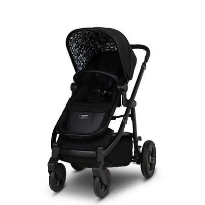 Cosatto Wow 3 Rotate Bundle – Silhouette | Travel System with Carrycot + Acorn 2 i-Size Car Seat & Rotating Base Cosatto