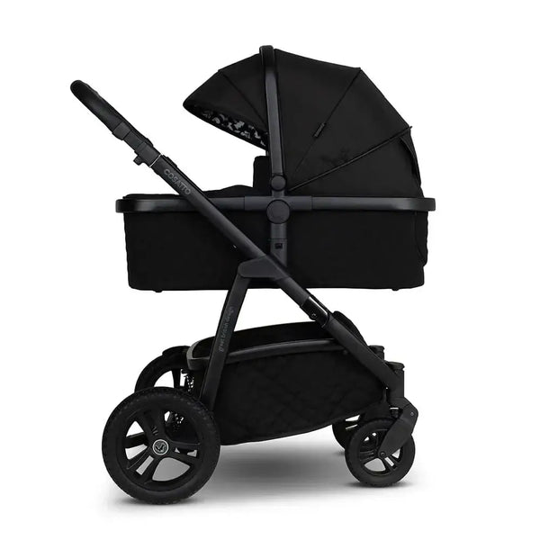 Cosatto Wow 3 Rotate Bundle – Silhouette | Travel System with Carrycot + Acorn 2 i-Size Car Seat & Rotating Base Cosatto