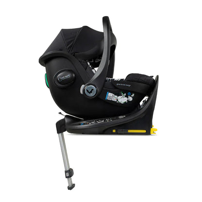 Cosatto Wow 3 Rotate Bundle – Silhouette | Travel System with Carrycot + Acorn 2 i-Size Car Seat & Rotating Base Cosatto