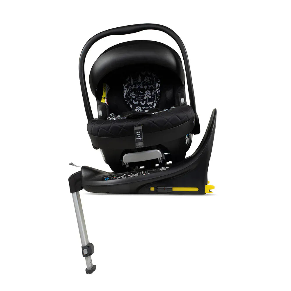 Cosatto Wow 3 Rotate Bundle – Silhouette | Travel System with Carrycot + Acorn 2 i-Size Car Seat & Rotating Base Cosatto