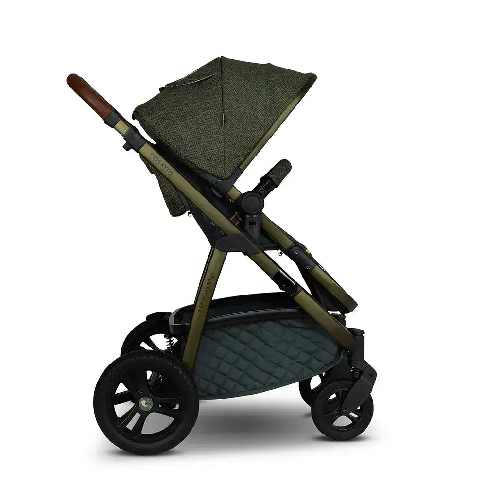 Cosatto Wow 3 Rotate & Recline Cozy Bundle Bureau – Travel System with Carrycot, Acorn Recline i-Size Car Seat & Rotating Base Cosatto