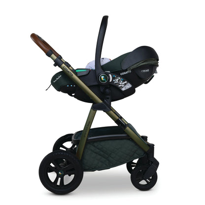 Cosatto Wow 3 Rotate & Recline Cozy Bundle Bureau – Travel System with Carrycot, Acorn Recline i-Size Car Seat & Rotating Base Cosatto
