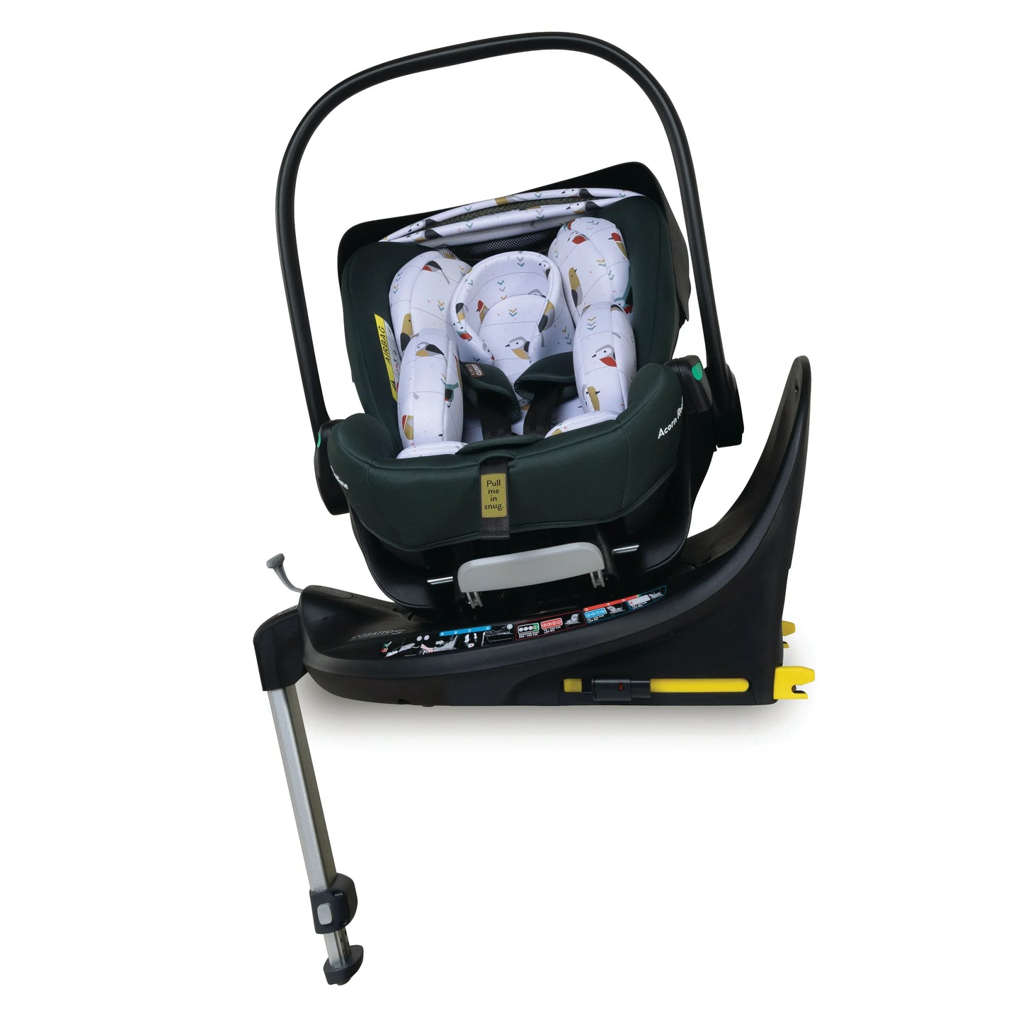 Cosatto Wow 3 Rotate & Recline Cozy Bundle Bureau – Travel System with Carrycot, Acorn Recline i-Size Car Seat & Rotating Base Cosatto