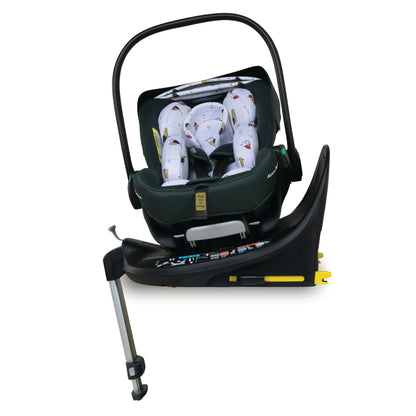 Cosatto Wow 3 Rotate & Recline Cozy Bundle Bureau – Travel System with Carrycot, Acorn Recline i-Size Car Seat & Rotating Base Cosatto