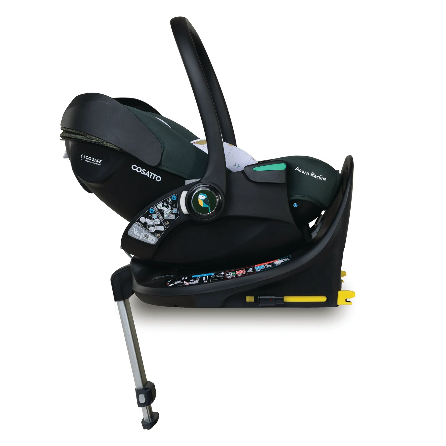 Cosatto Wow 3 Rotate & Recline Cozy Bundle Bureau – Travel System with Carrycot, Acorn Recline i-Size Car Seat & Rotating Base Cosatto