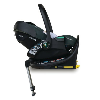 Cosatto Wow 3 Rotate & Recline Cozy Bundle Bureau – Travel System with Carrycot, Acorn Recline i-Size Car Seat & Rotating Base Cosatto