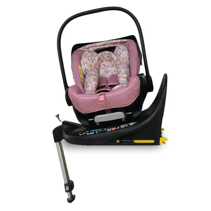 Cosatto Wow 3 Rotate & Recline Cozy Bundle Camille – Travel System with Carrycot, Acorn Recline i-Size Car Seat & Rotating Base Cosatto