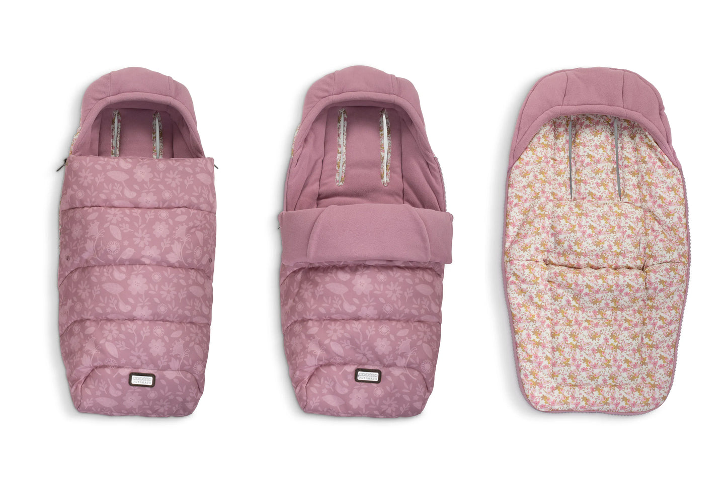 Cosatto Wow 3 Rotate & Recline Cozy Bundle Camille – Travel System with Carrycot, Acorn Recline i-Size Car Seat & Rotating Base Cosatto