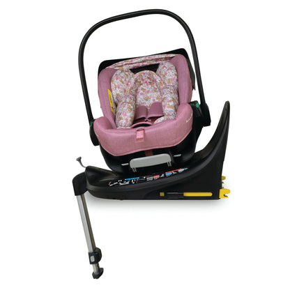 Cosatto Wow 3 Rotate & Recline Cozy Bundle Camille – Travel System with Carrycot, Acorn Recline i-Size Car Seat & Rotating Base Cosatto