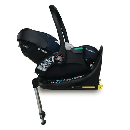 Cosatto Wow 3 Rotate & Recline Cozy Bundle Doodle Days – Travel System with Carrycot, Acorn Recline i-Size Car Seat & Rotating Base Cosatto