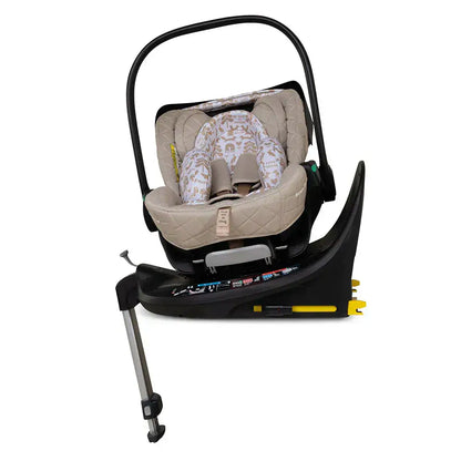 Cosatto Wow 3 Rotate & Recline Cozy Bundle Foxford Hall – Travel System with Carrycot, Acorn Recline i-Size Car Seat & Rotating Base Cosatto