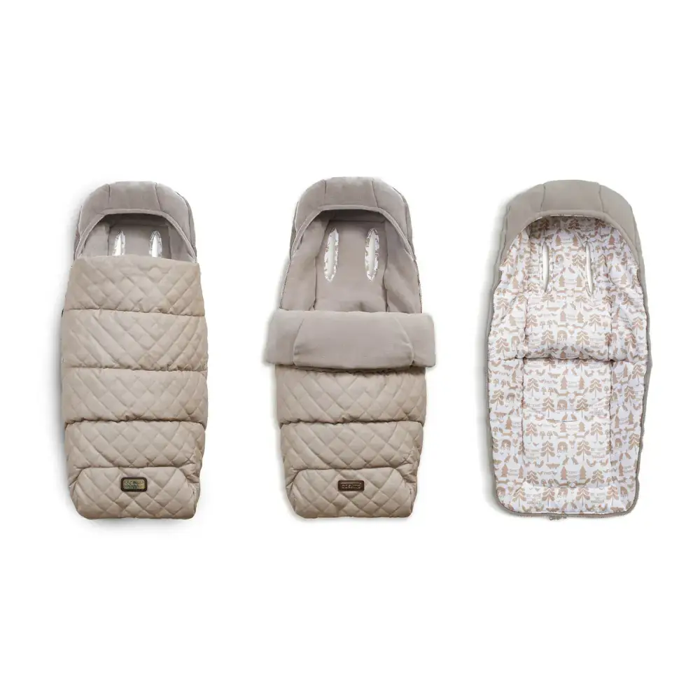 Cosatto Wow 3 Rotate & Recline Cozy Bundle Foxford Hall – Travel System with Carrycot, Acorn Recline i-Size Car Seat & Rotating Base Cosatto