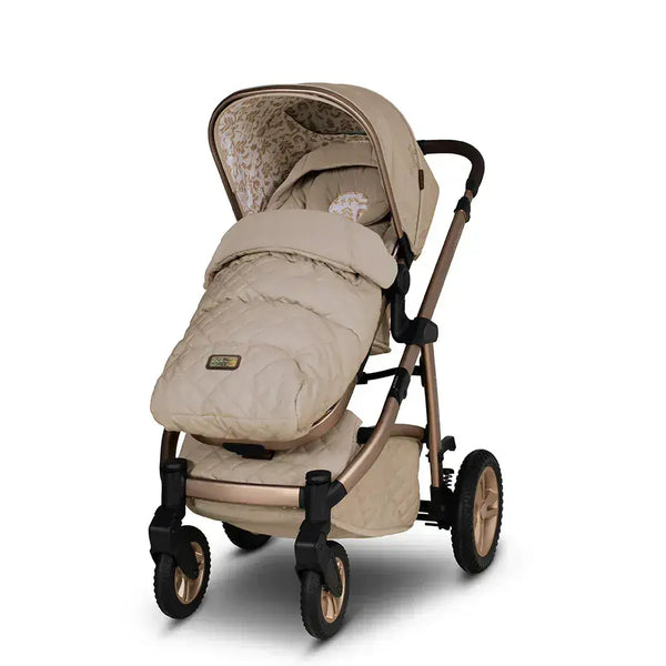 Cosatto Wow 3 Rotate & Recline Cozy Bundle Foxford Hall – Travel System with Carrycot, Acorn Recline i-Size Car Seat & Rotating Base Cosatto