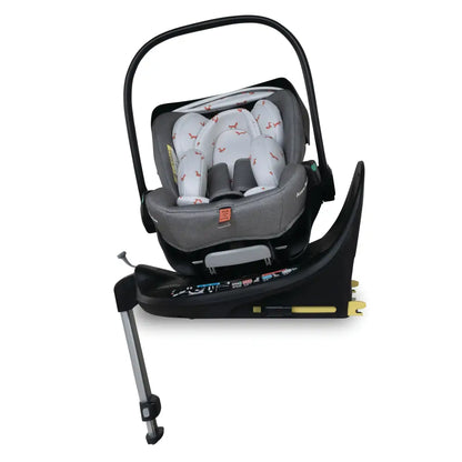Cosatto Wow 3 Rotate & Recline Cozy Bundle Foxling – Travel System with Carrycot, Acorn Recline i-Size Car Seat & Rotating Base Cosatto