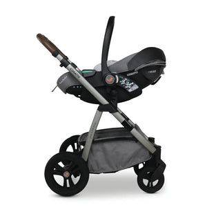 Cosatto Wow 3 Rotate & Recline Cozy Bundle Foxling – Travel System with Carrycot, Acorn Recline i-Size Car Seat & Rotating Base Cosatto