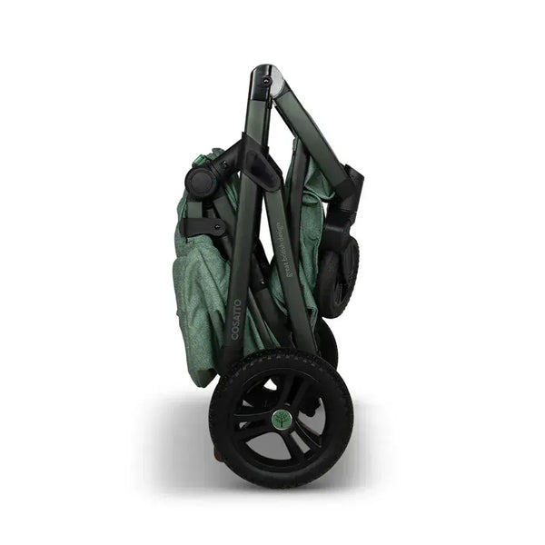 Cosatto Wow 3 Rotate & Recline Cozy Bundle Meadow – Travel System with Carrycot, Acorn Recline i-Size Car Seat & Rotating Base Cosatto