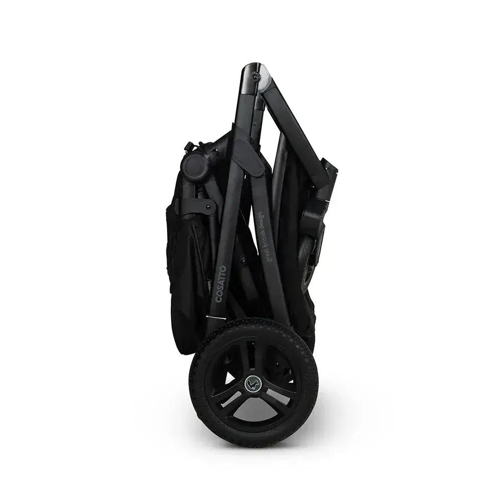 Cosatto Wow 3 Rotate & Recline Cozy Bundle Silhouette – Travel System with Carrycot, Acorn Recline i-Size Car Seat & Rotating Base Cosatto