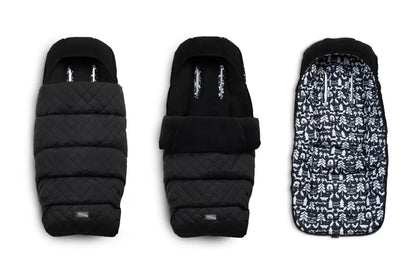 Cosatto Wow 3 Rotate & Recline Cozy Bundle Silhouette – Travel System with Carrycot, Acorn Recline i-Size Car Seat & Rotating Base Cosatto