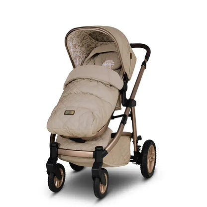 Cosatto Wow 3 Rotate & Recline Cozy Bundle Whisper – Travel System with Carrycot, Acorn Recline i-Size Car Seat & Rotating Base Cosatto