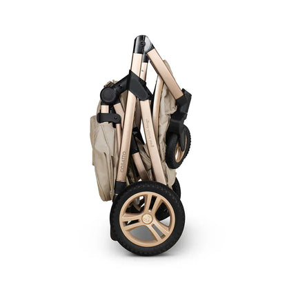 Cosatto Wow 3 Rotate & Recline Cozy Bundle Whisper – Travel System with Carrycot, Acorn Recline i-Size Car Seat & Rotating Base Cosatto