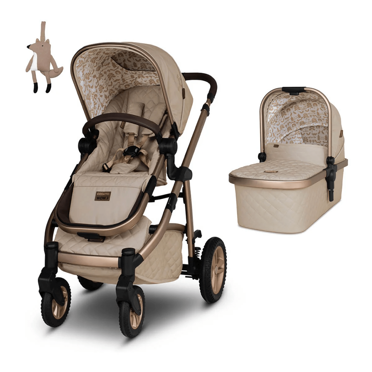 Cosatto Wow 3 Whisper 2 in 1 Pushchair Bundle  Cosatto   