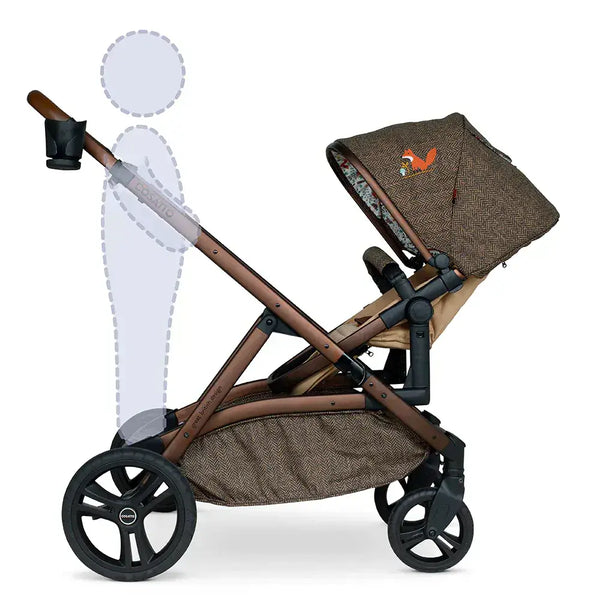 Cosatto Wow XL 3 in 1 Travel System i-Size Car Seat Bundle - Foxford Hall Cosatto