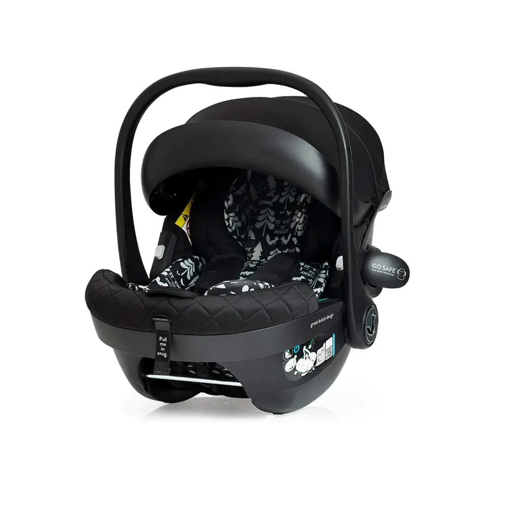 Cosatto Wow XL 3 in 1 Travel System i-Size Car Seat Bundle - Silhouette  Cosatto   