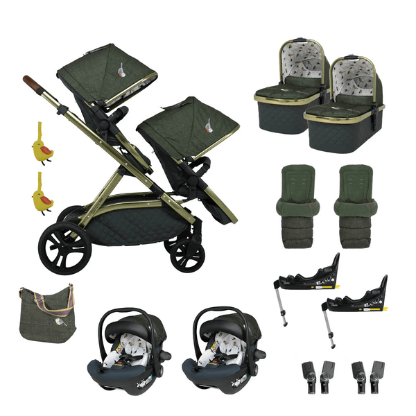 Cosatto Wow XL Twin Travel System Everything Bundle - Bureau  Cosatto   