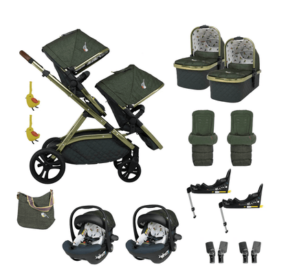 Cosatto Wow XL Twin Travel System Everything Bundle - Bureau  Cosatto   