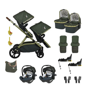 Cosatto Wow XL Twin Travel System Everything Bundle - Bureau  Cosatto   