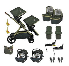 Cosatto Wow XL Twin Travel System Everything Bundle - Bureau