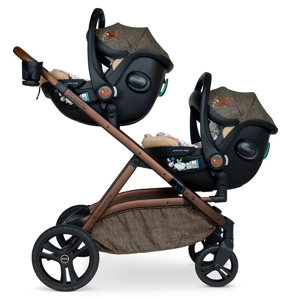 Cosatto Wow XL Twin Travel System Everything Bundle - Foxford Hall  Cosatto   