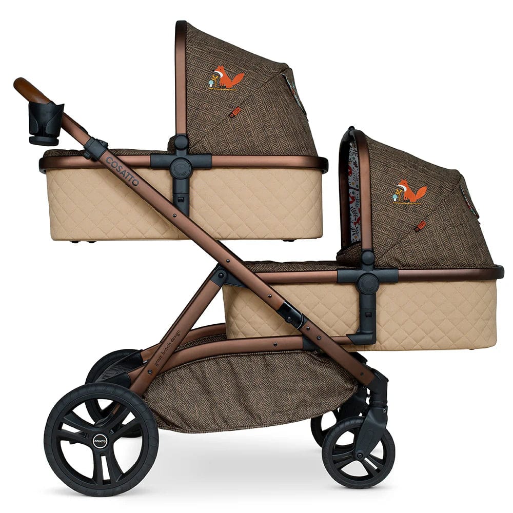 Cosatto Wow XL Twin Travel System Everything Bundle - Foxford Hall  Cosatto   