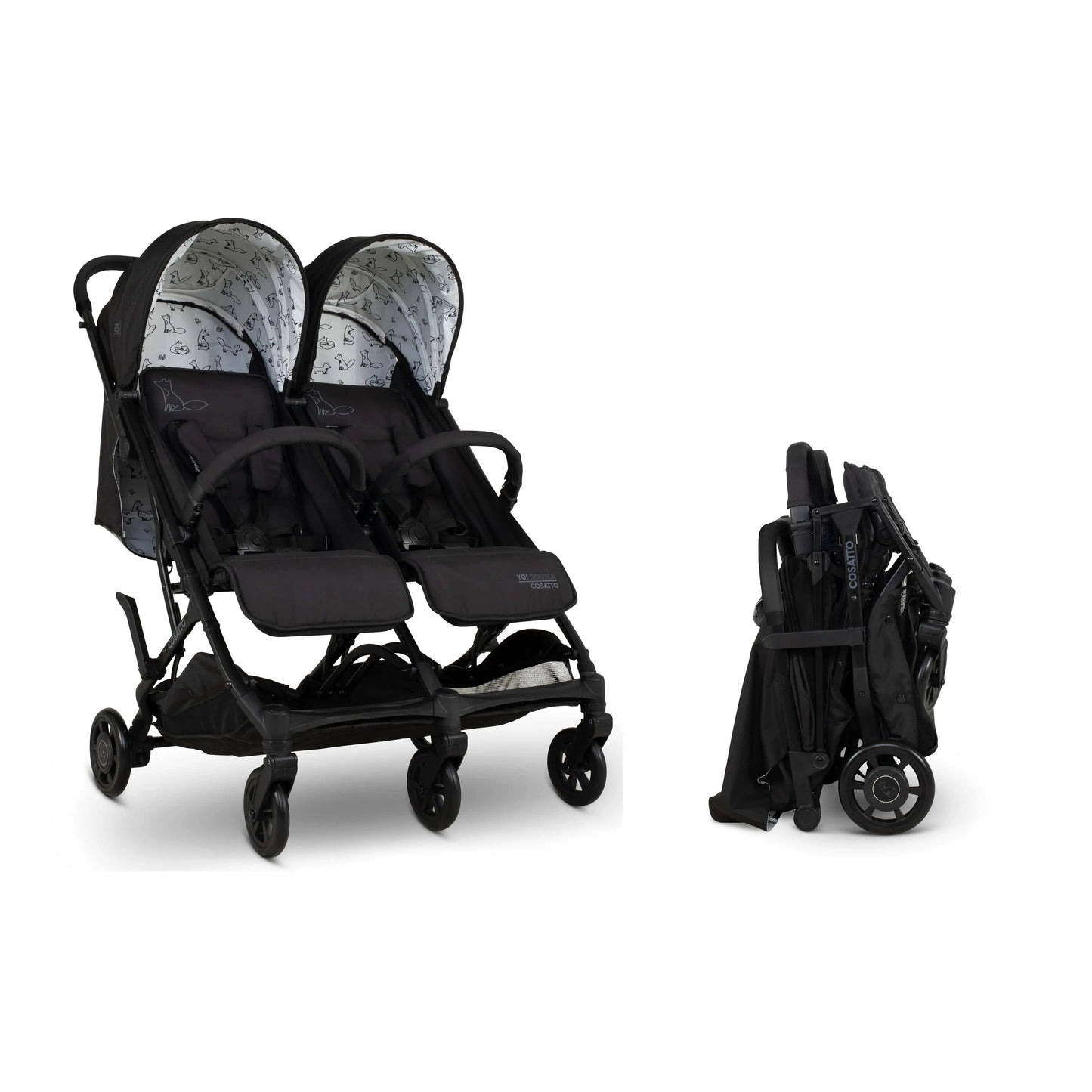 Cosatto Yo! Double Stroller - Foxed Cosatto