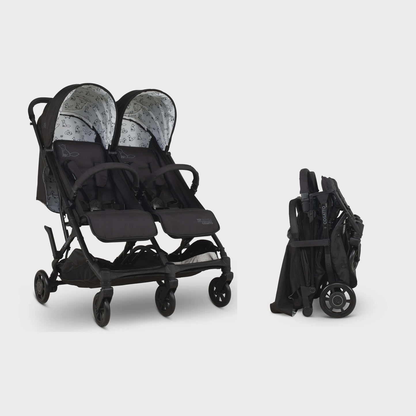 Cosatto Yo! Double Stroller - Foxed Cosatto