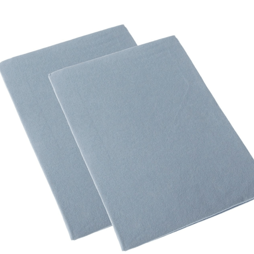 Cot Bed Flannelette Sheet 2pk Blue  My Store   