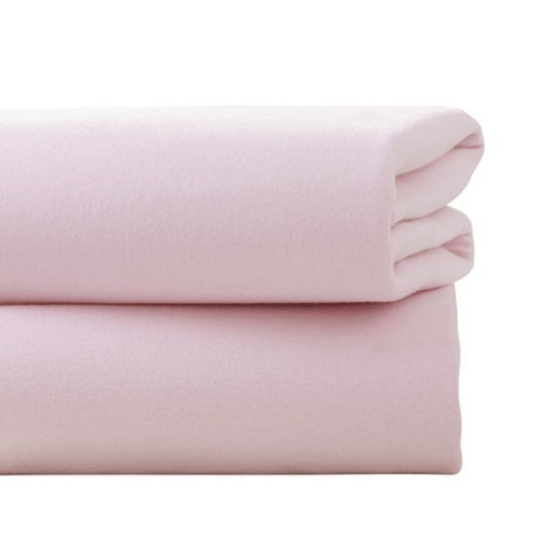 Cot Bed Flannelette Sheet 2pk Pink  My Store   