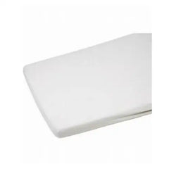 Cot Bed Flannelette Sheet 2pk White