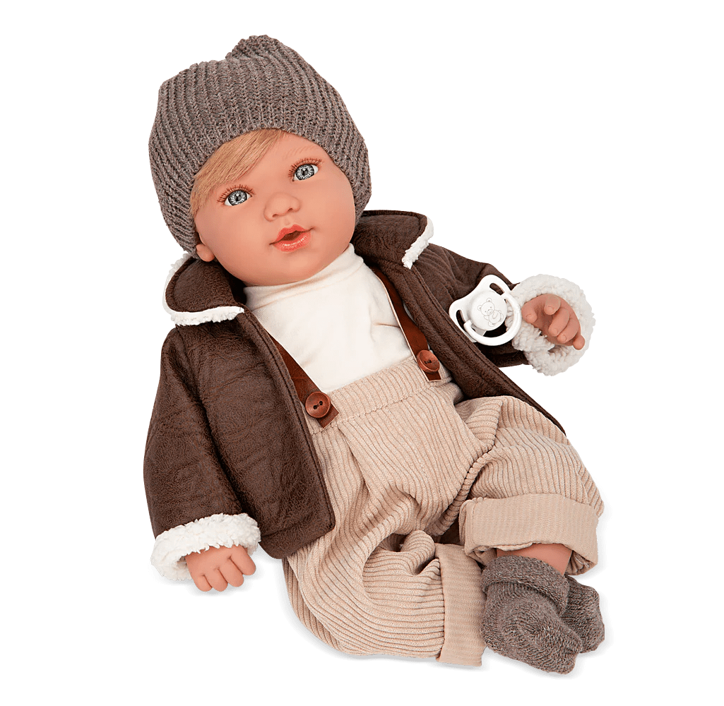 Crying Baby Boy Doll - Irio  Baby Boutique UK   