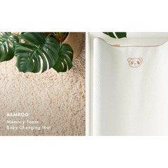 Cuddle Co Bamboo Wedge Changing Mat -  Natural