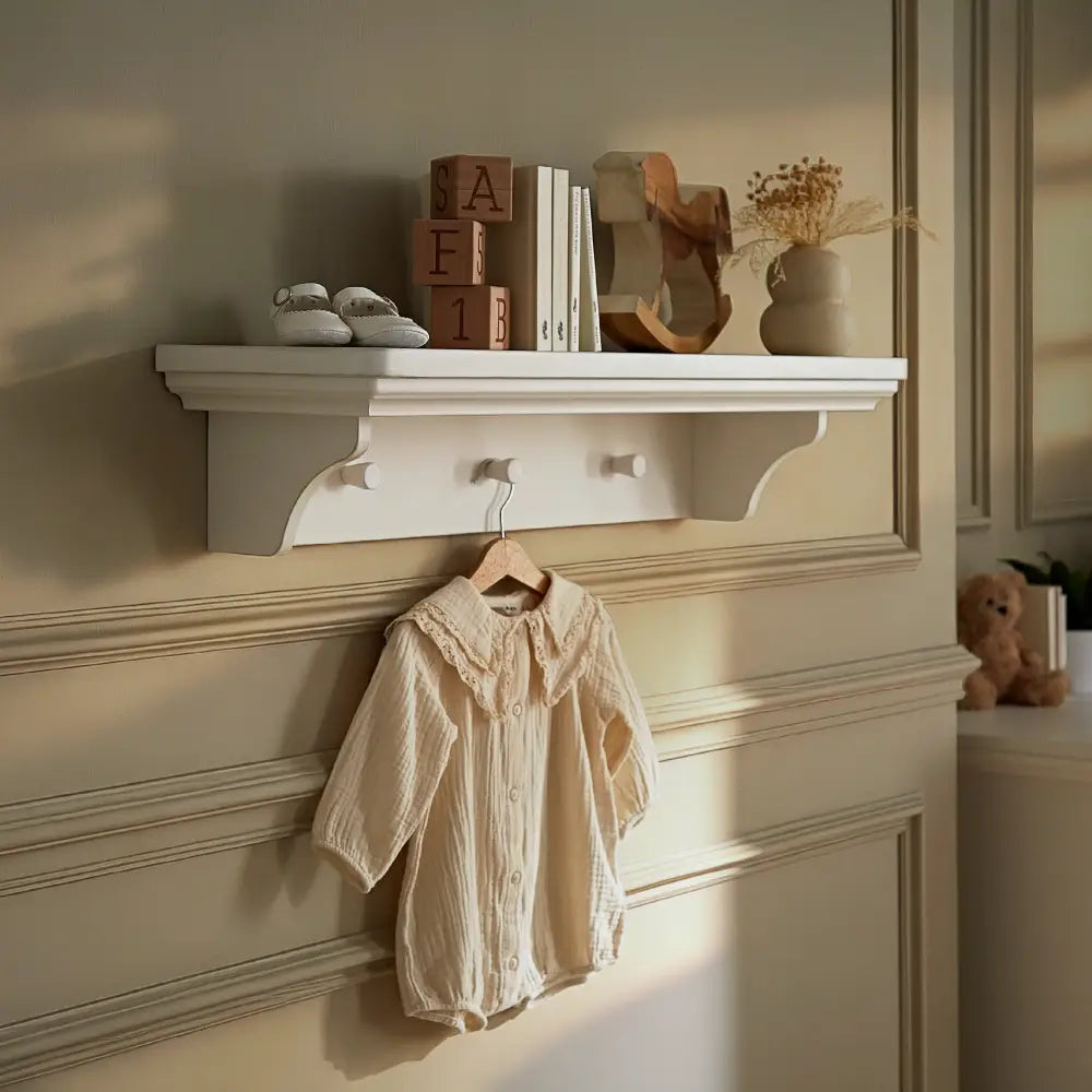 Cuddle Co Beaumont Nursery Shelf - White