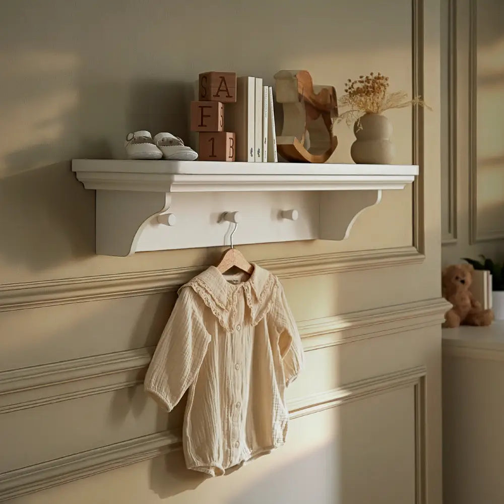 Cuddle Co Beaumont Nursery Shelf - White