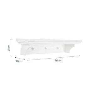 Cuddle Co Beaumont Nursery Shelf - White