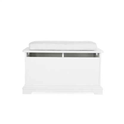 Cuddle Co Beaumont Storage Box & Cushion Set - White